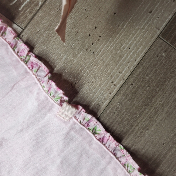 Expand-A-Band Binder Strapless Floral Pink Smocked Bandeau Women's Size XL EUC - Picture 16 of 16